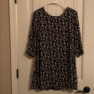 Floral shift dress